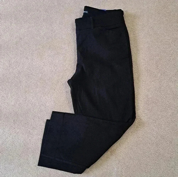 NWT Hilary Radley Black Pants Slim Leg Textured Stretch Size 6 Ankle-length Pant - Picture 11 of 11